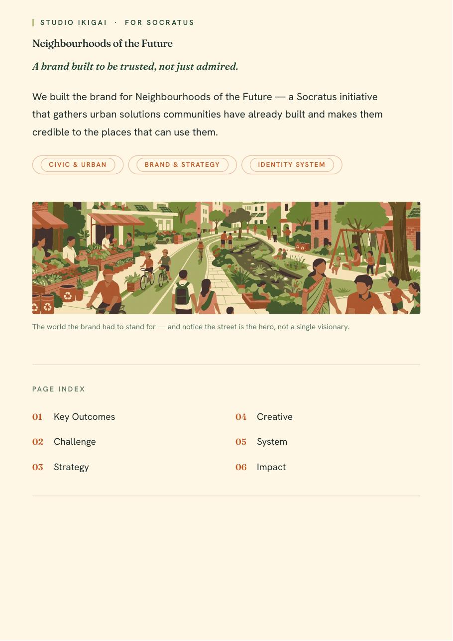 Neighbourhoods of the Future